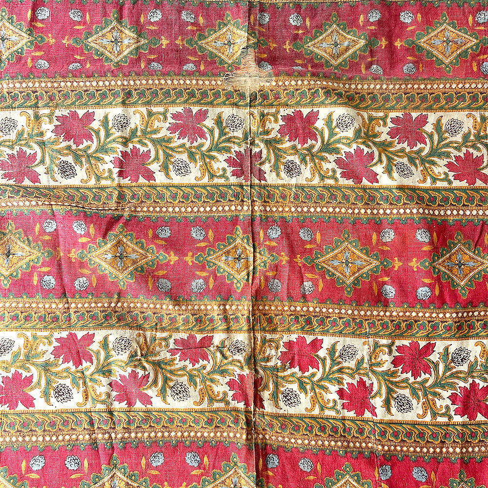 1780 French Block Printed Panel