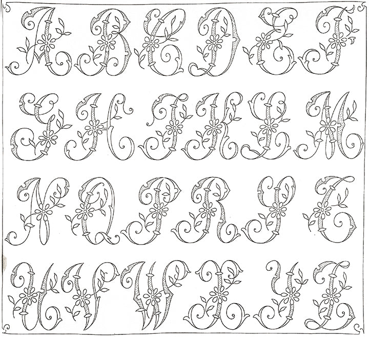 Monogram Alphabet