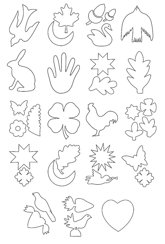 Stitched Story Banner PDF Templates