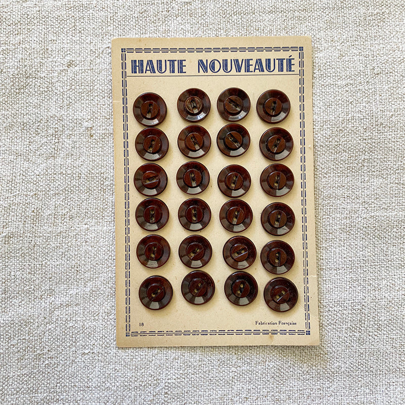 Vintage Brown Buttons