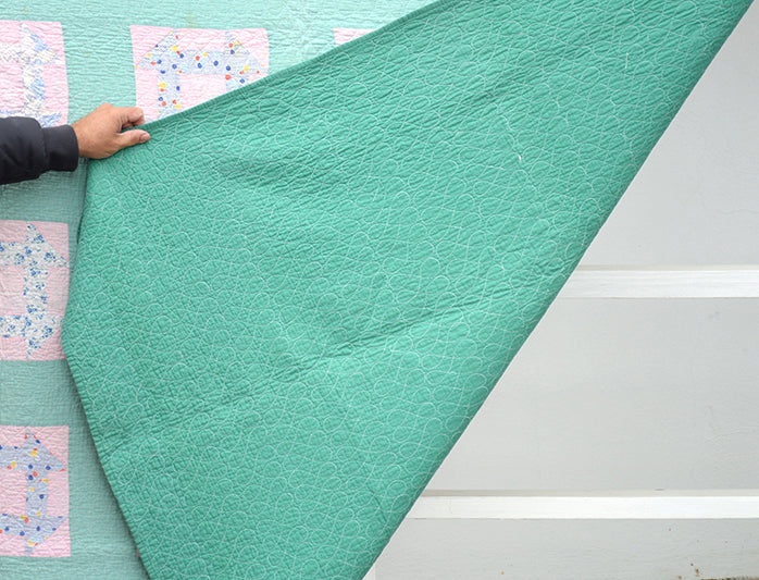 Antique Churn Dash Quilt