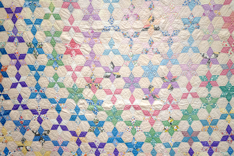 Antique Tumbling Star Quilt