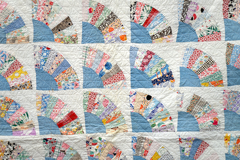 Antique Grandmother's Fan Quilt