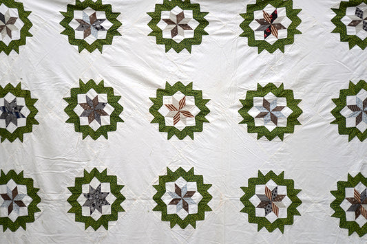 Antique Carpenter's Wheel Quilt Top