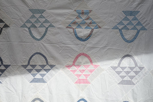 Vintage Basket Quilt Top