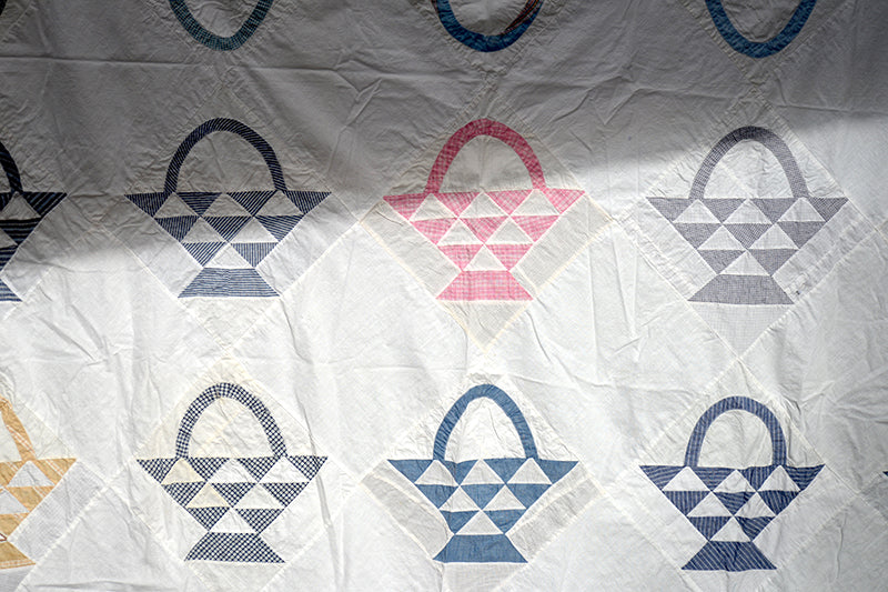 Vintage Basket Quilt Top