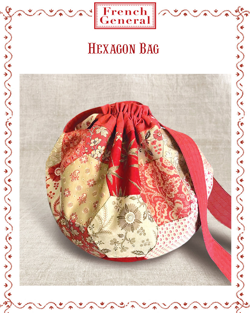 Hexagon Bag Pattern - Rouenneries Trois