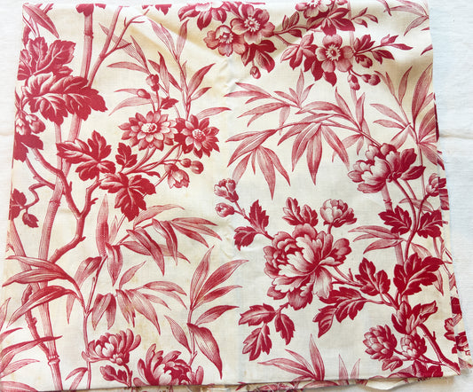 Antique French Floral Scrap