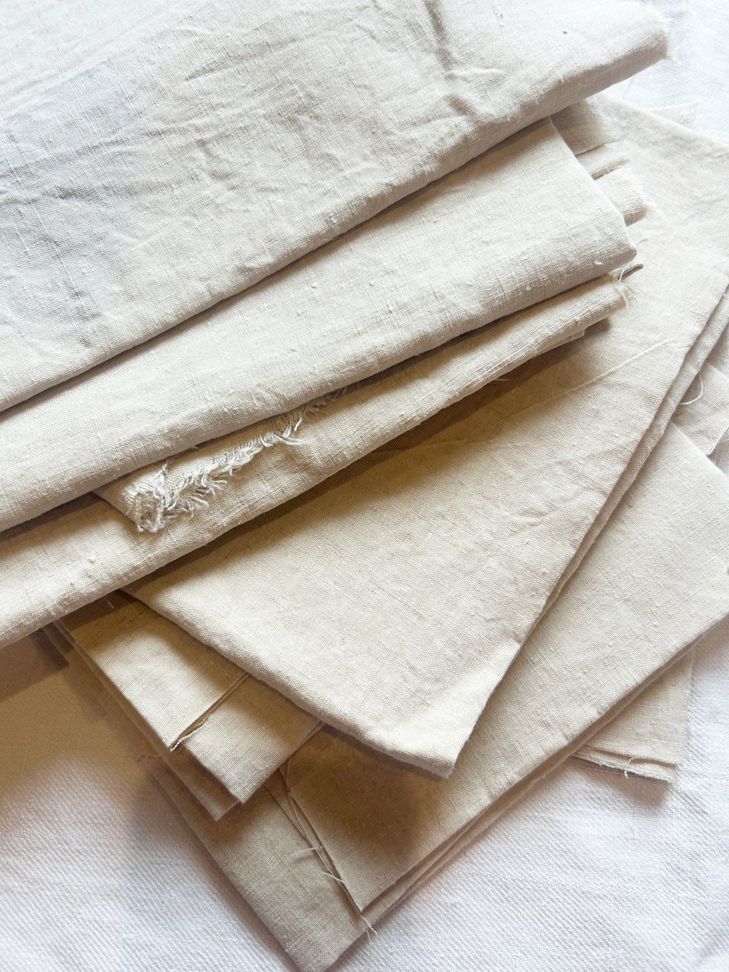 Antique French Linen Panel