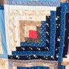 Antique Silk Log Cabin Quilt