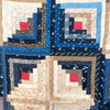 Antique Silk Log Cabin Quilt