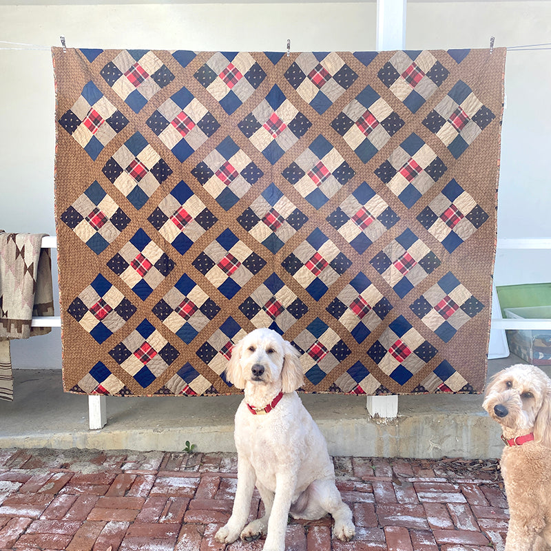 Antique Nine Patch Quilt