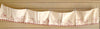 Antique Red Work Shelf Liner / Geese and Chickens