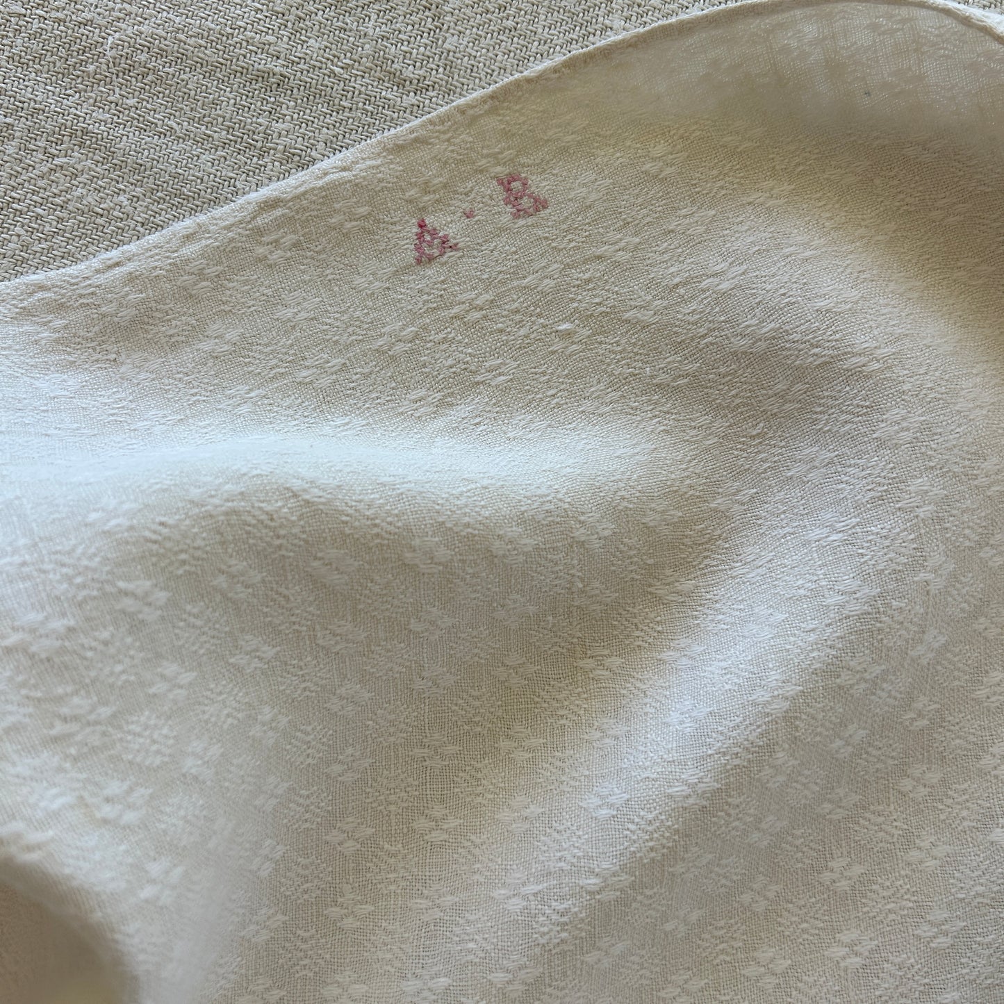 Vintage Household Cloth / AR Monogram