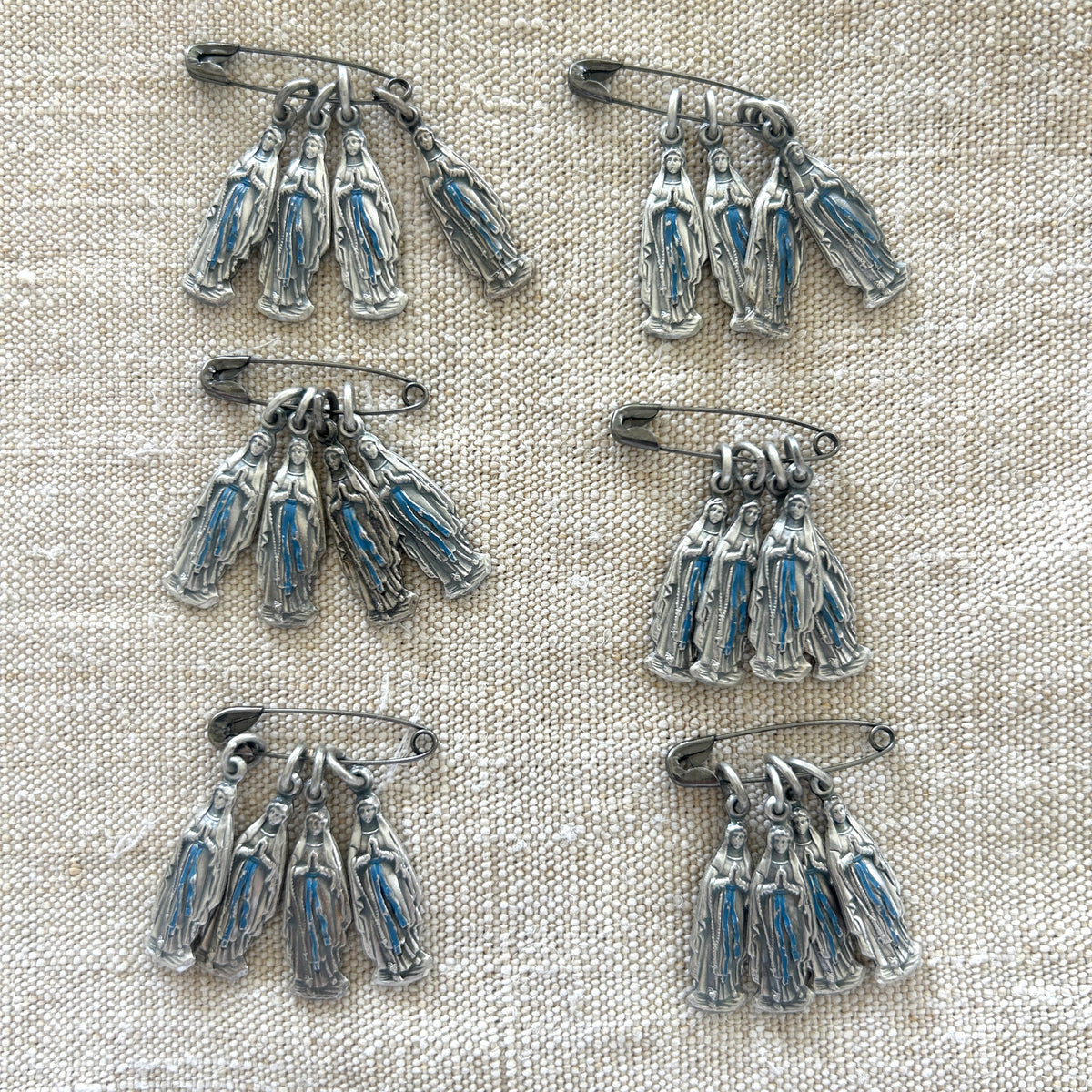 Vintage Miraculous Mary Medals