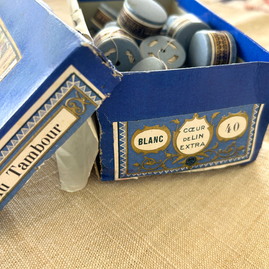 Vintage Linen Thread Spool