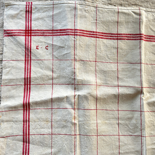 Vintage French Tea Towel