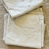 Vintage Linen/Cotton Chemise / Capped Sleeves / MB Monogram
