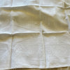 Vintage White Damask Napkins - Set of Nine / JM Monogram