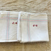 Vintage Linen Handkerchiefs / Set of Two / JG Monogram
