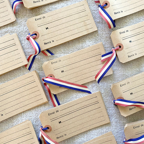 Vintage French Tags - Pack of 12