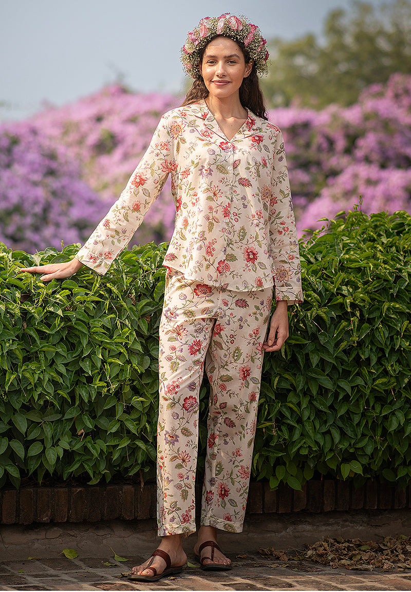 L'Esprit de Provence Pajamas - Primrose Floral