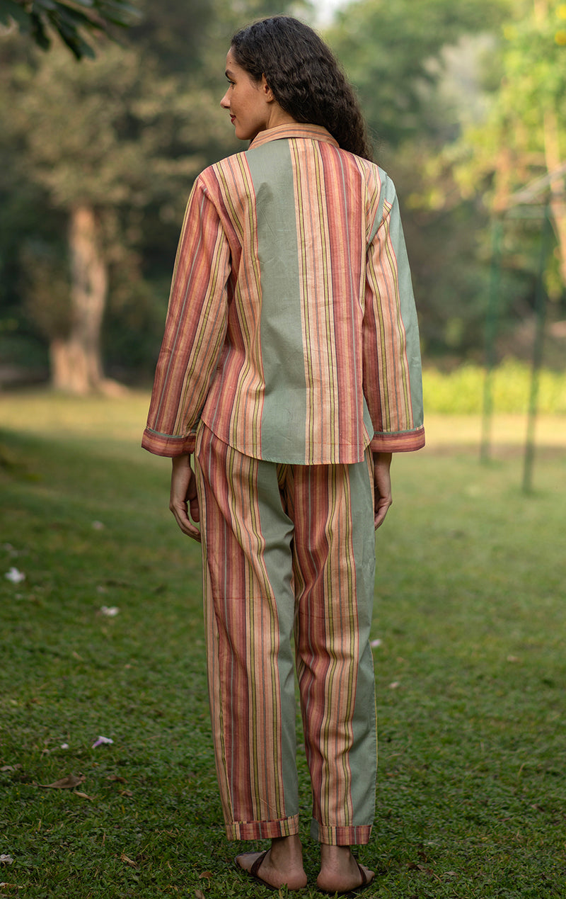 L'Esprit de Provence Pajamas - Primrose Stripe