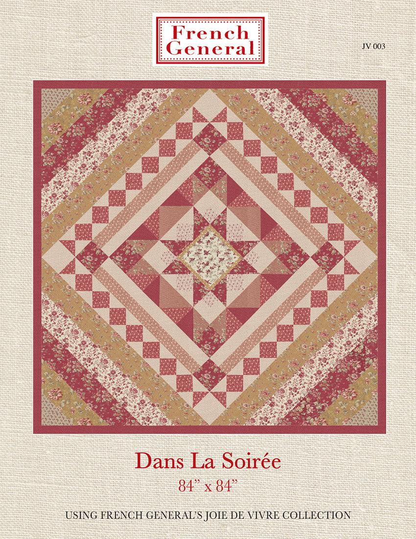 Joie De Vivre - Dans La Soiree Pattern Instructions - Pre-Order Ships October 2025