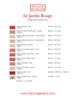 Joie De Vivre - La Jardin Rouge Pattern Instructions - Pre-Order Ships October 2025