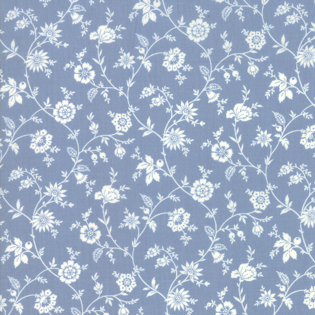Moda Tres Jolie Lawns Woad 13878 16LW