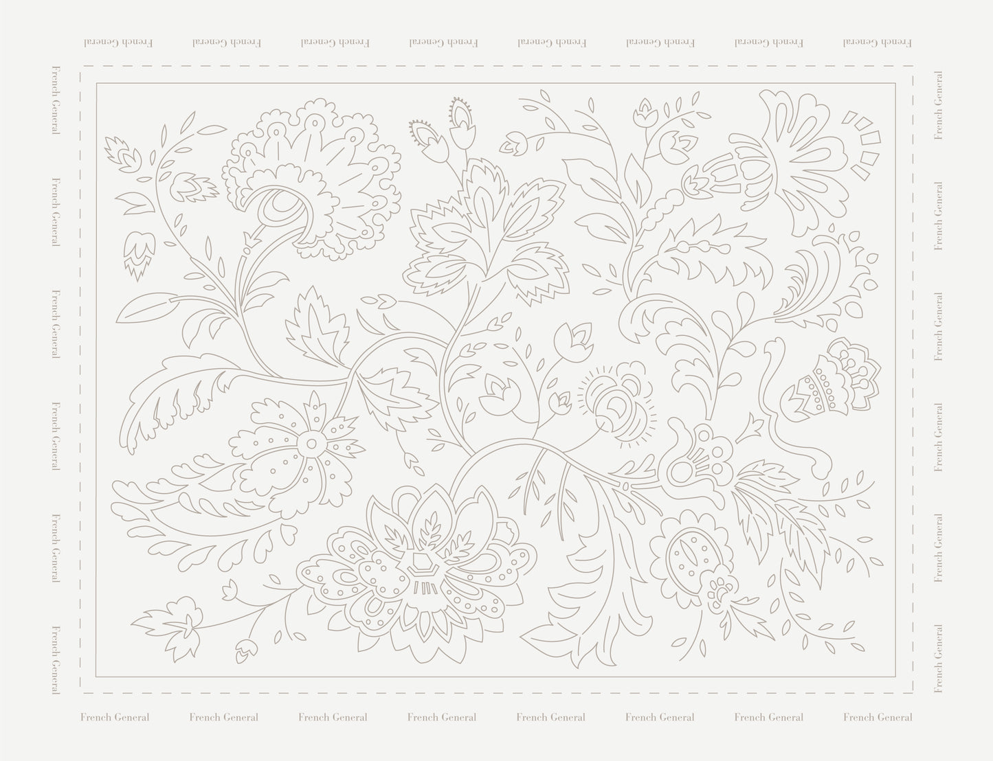 Atelier De France Embroidery Sampler