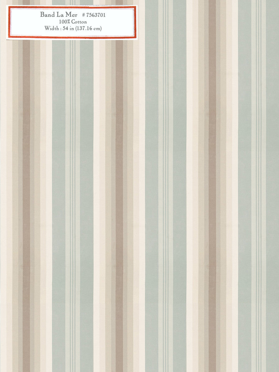 Home Decorative Fabric - Bande La Mer