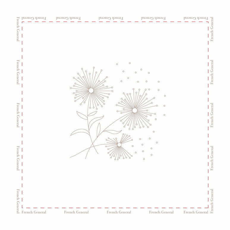 Dandelion Embroidery Sampler