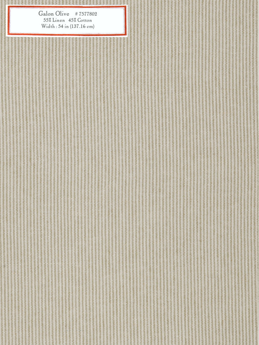 Home Decorative Fabric - Galon Olive