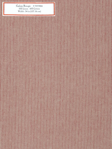 Home Decorative Fabric - Galon Rouge