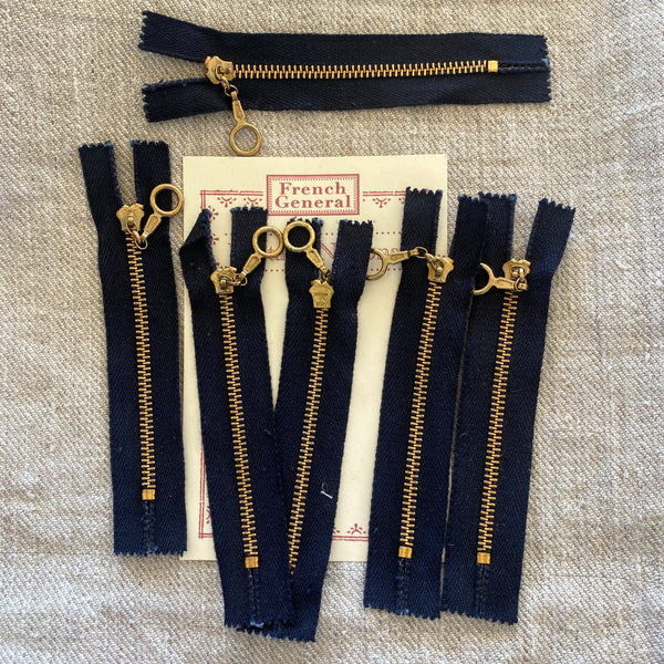 Vintage Zippers - Navy – FRENCH GENERAL