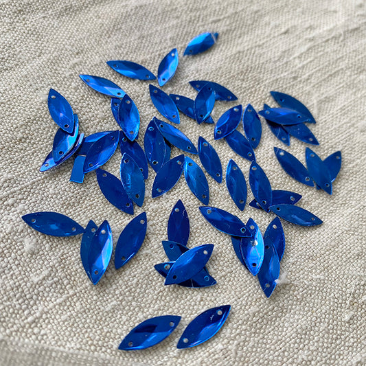 Vintage French Sequins - Cobalt Blue