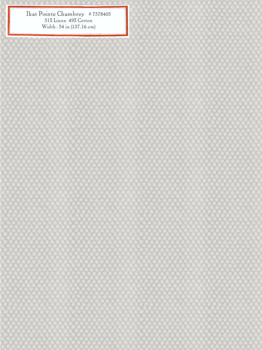 Home Decorative Fabric - Ikat Pointe Chambray