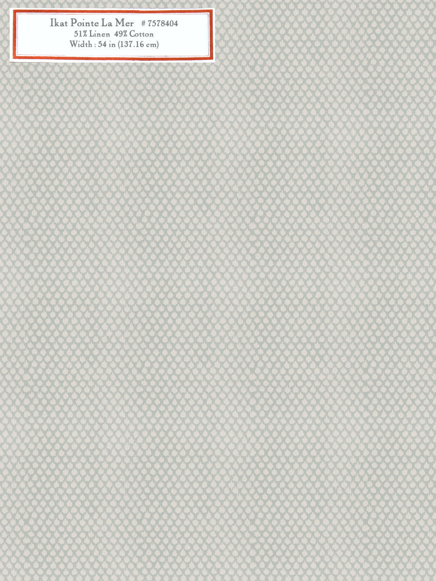 Home Decorative Fabric - Ikat Pointe La Mer