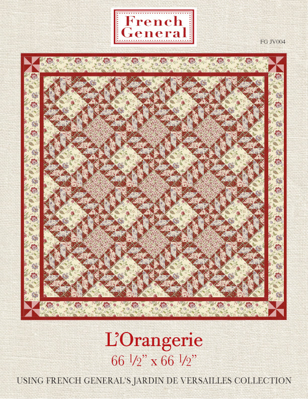 Jardin De Versailles - L'Orangerie Quilt Pattern