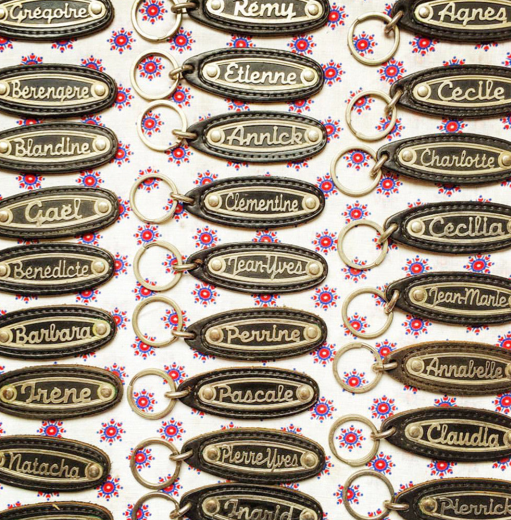 French Name Keychain