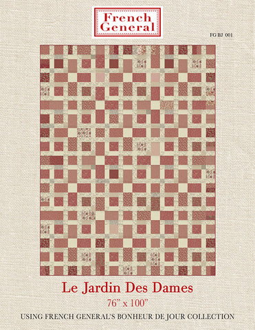 Bonheur De Jour  - Le Jardin Des Dames Quilt Pattern Instructions