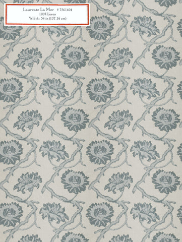 Home Decorative Fabric - Laureate La Mer