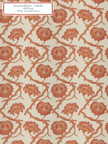 Home Decorative Fabric - Laureate Sienna