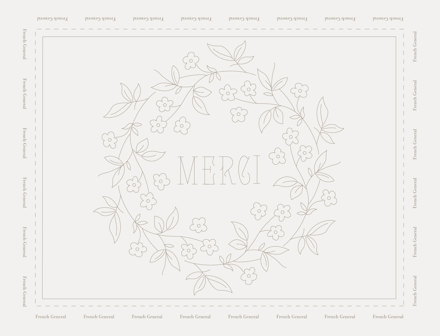 Merci Embroidery Sampler