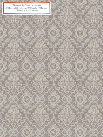 Home Decorative Fabric - Normandy Grey