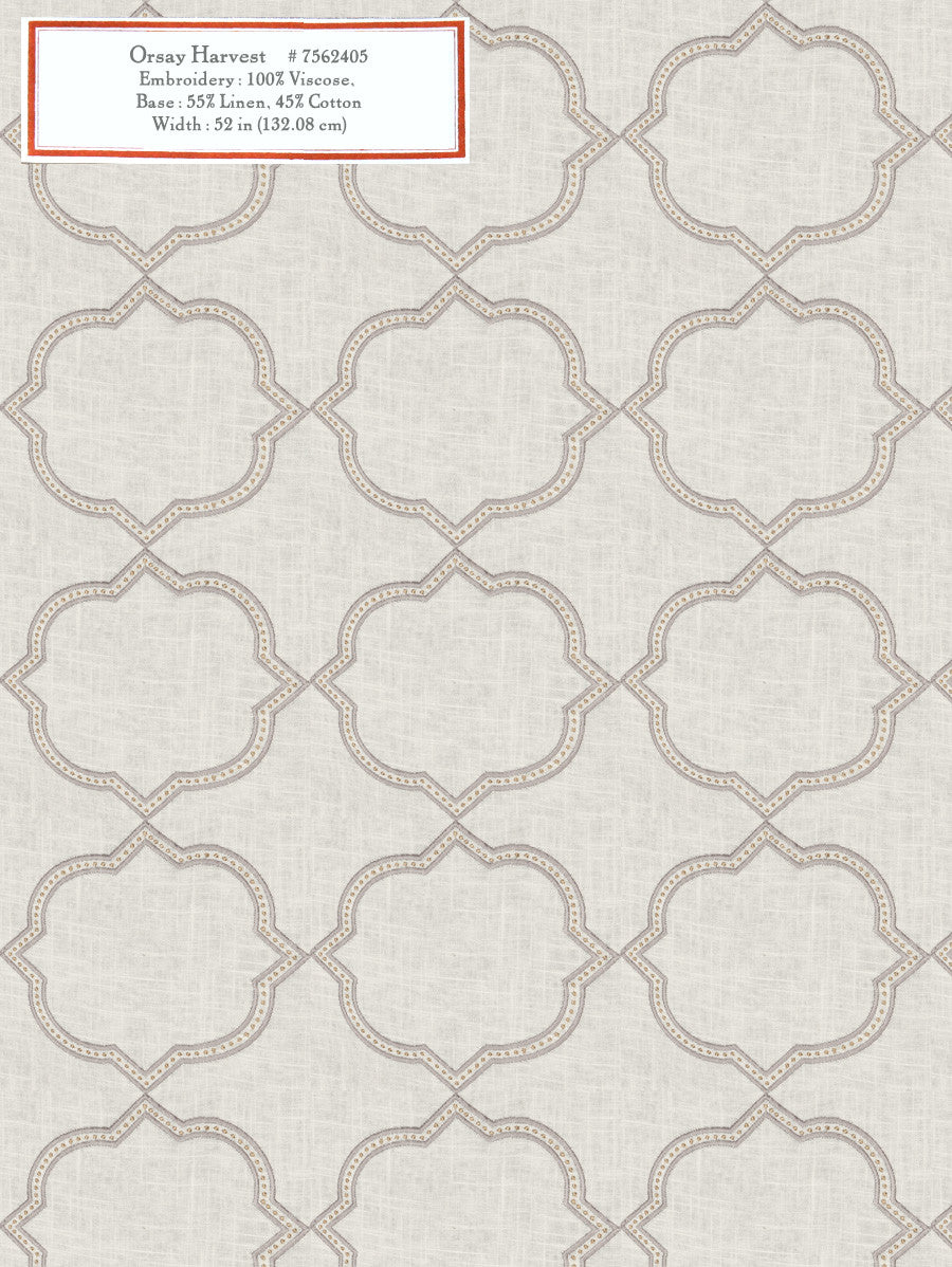 Home Decorative Fabric - Orsay Harvest