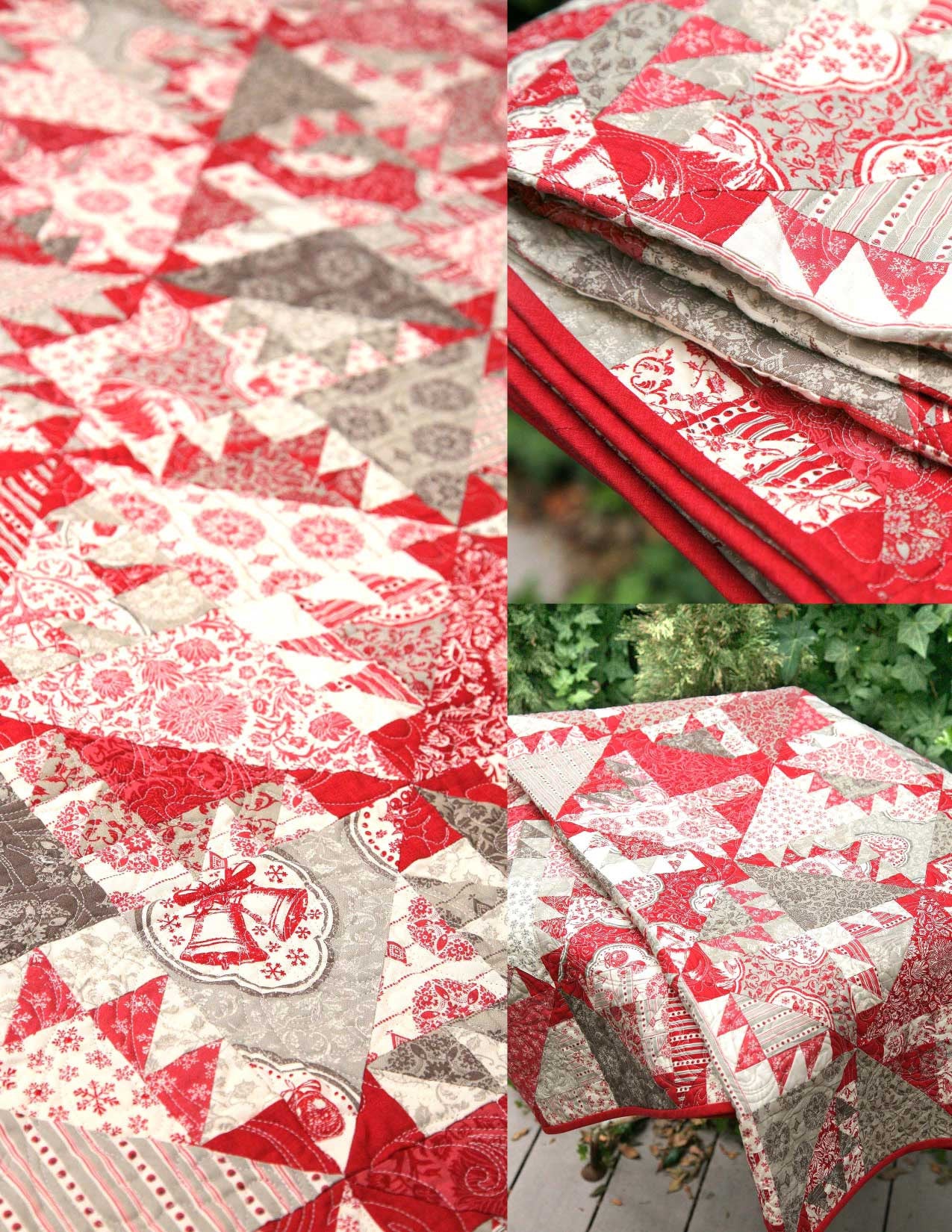 Joyeux Noel - Pomme De Pin Quilt Pattern