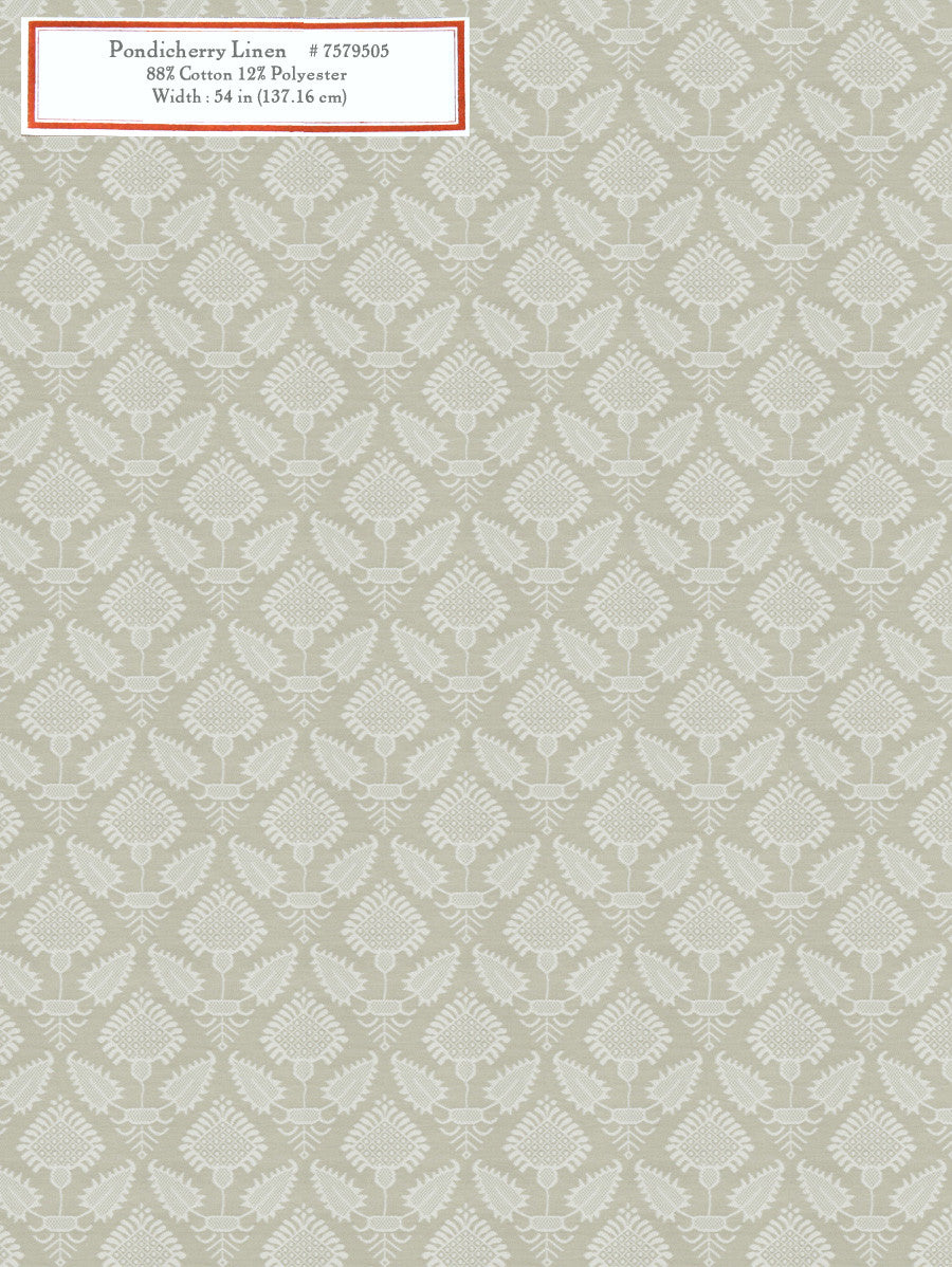 Home Decorative Fabric - Pondicherry Linen