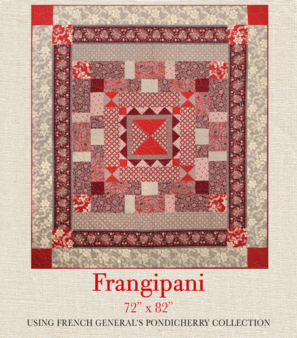 Pondicherry - Frangipani Quilt Pattern